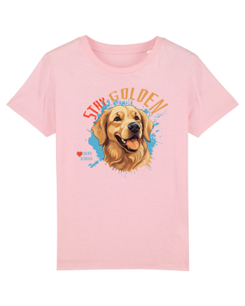STAY GOLDEN - Golden Retriever Cotton Pink