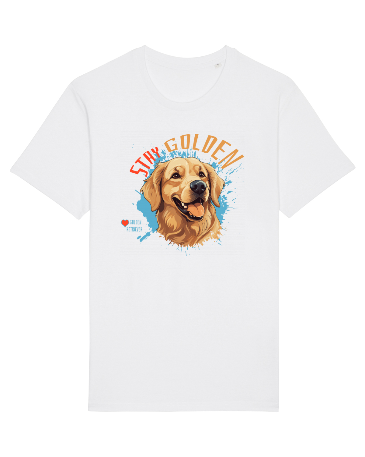 Tricou mânecă scurtă Unisex Rocker White