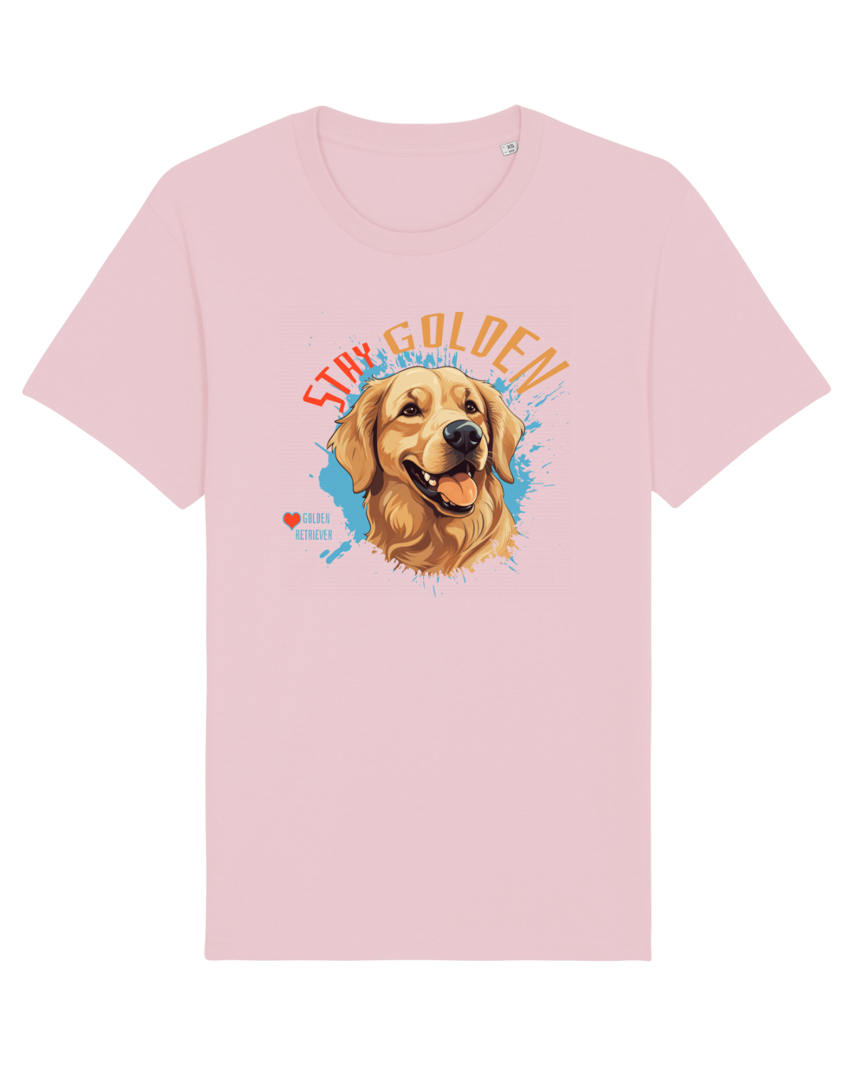 Tricou mânecă scurtă Unisex Rocker Cotton Pink