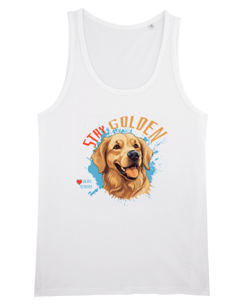 STAY GOLDEN - Golden Retriever White