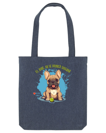 NU SE ARUNCA SINGURA - Bulldog Francez Midnight Blue