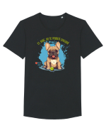 NU SE ARUNCA SINGURA - Bulldog Francez Tricou mânecă scurtă guler larg Bărbat Skater