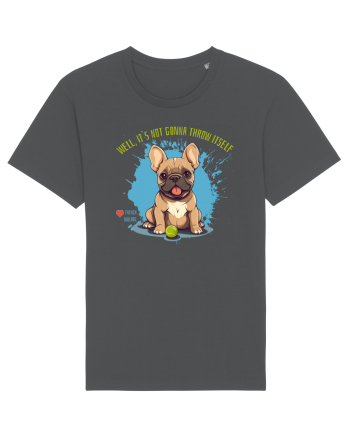 IT`S NOT GONNA THROW ITSELF - French Bulldog Anthracite