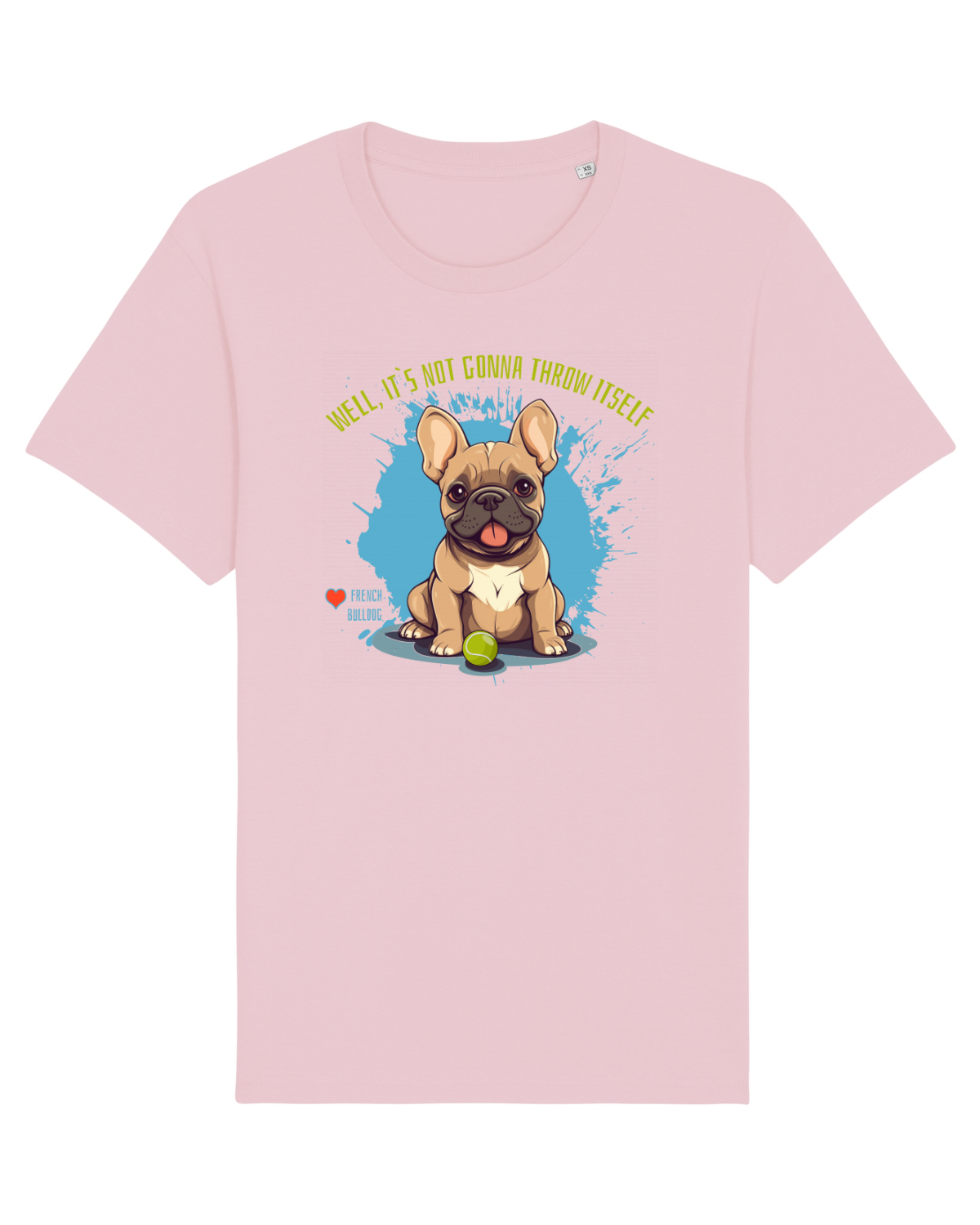 Tricou mânecă scurtă Unisex Rocker Cotton Pink