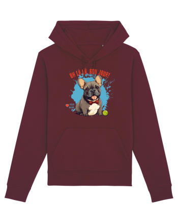 OH LA LA, BON JOUR -  French Bulldog Burgundy
