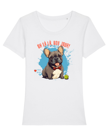 OH LA LA, BON JOUR -  French Bulldog White