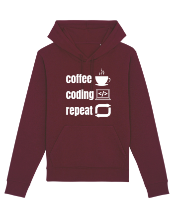 Funny Coding Burgundy