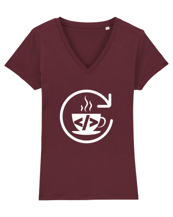 Funny Coding Burgundy