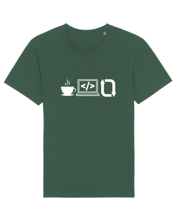 Funny Coding Bottle Green