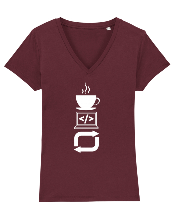 Funny Coding Burgundy