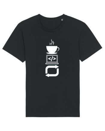 Funny Coding Tricou mânecă scurtă Unisex Rocker
