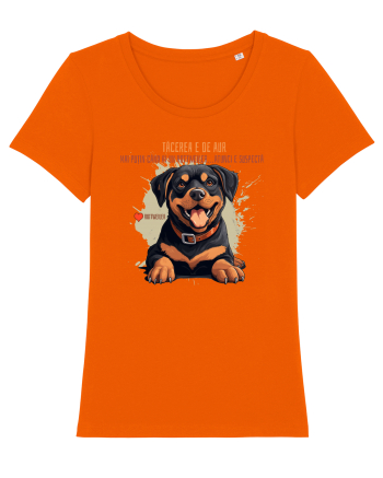 TACEREA E DE AUR - Rottweiller Bright Orange