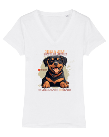 SILENCE IS GOLDEN - Rottweiller White