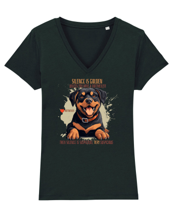 SILENCE IS GOLDEN - Rottweiller Black