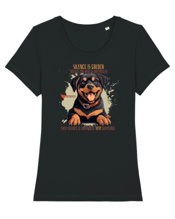 SILENCE IS GOLDEN - Rottweiller Black