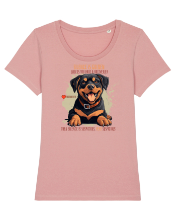 SILENCE IS GOLDEN - Rottweiller Canyon Pink