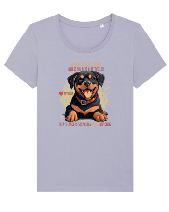 SILENCE IS GOLDEN - Rottweiller Lavender