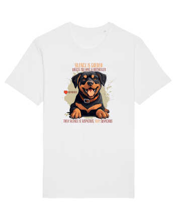 SILENCE IS GOLDEN - Rottweiller White