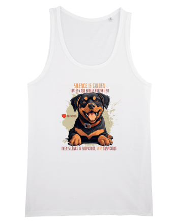 SILENCE IS GOLDEN - Rottweiller White