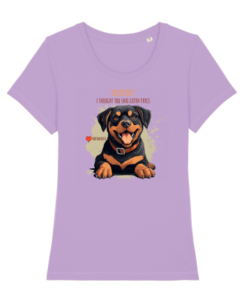 EXERCISE? I THOUGHT YOU SAID FRIES- Rottweiller Lavender Dawn