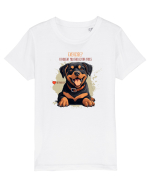 EXERCISE? I THOUGHT YOU SAID FRIES- Rottweiller Tricou mânecă scurtă  Copii Mini Creator