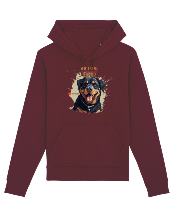 SORRY I`M LATE - Rottweiller Burgundy