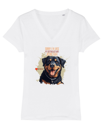 SORRY I`M LATE - Rottweiller White