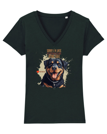 SORRY I`M LATE - Rottweiller Black