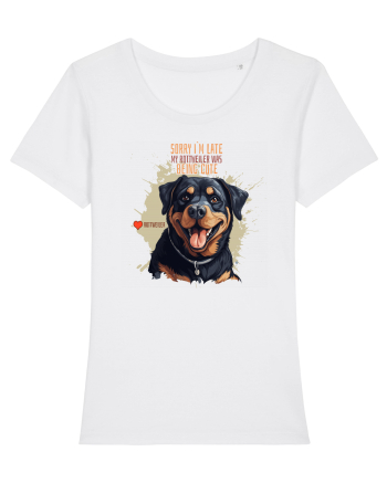 SORRY I`M LATE - Rottweiller White