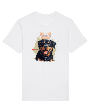 SORRY I`M LATE - Rottweiller White