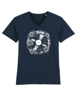 Rose vynil  Tricou mânecă scurtă guler V Bărbat Presenter