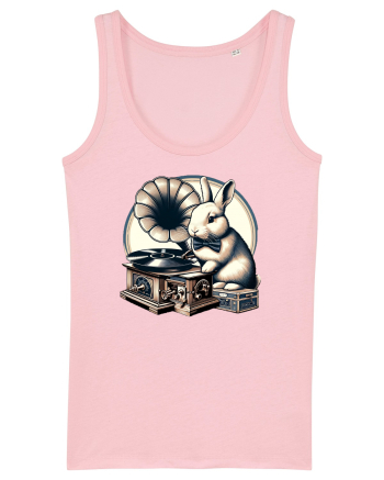 Vintage Easter Rabbit Cotton Pink