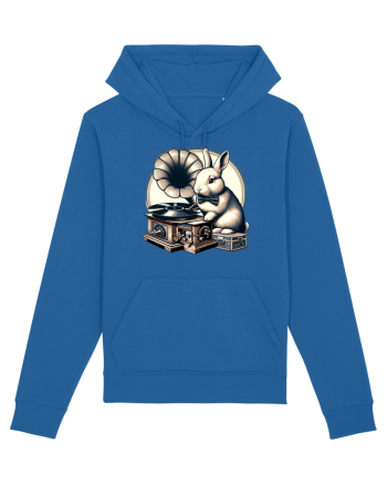 Vintage Easter Rabbit Royal Blue
