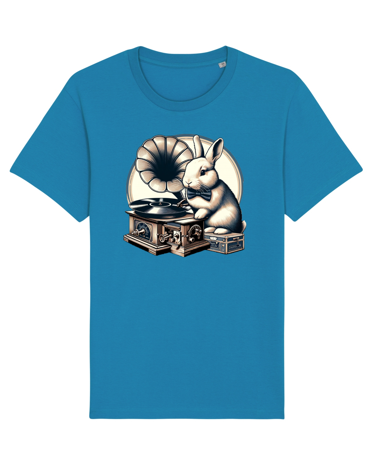 Tricou mânecă scurtă Unisex Rocker Azur