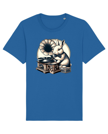 Vintage Easter Rabbit Royal Blue