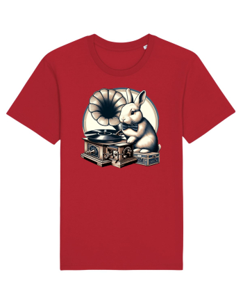 Vintage Easter Rabbit Red