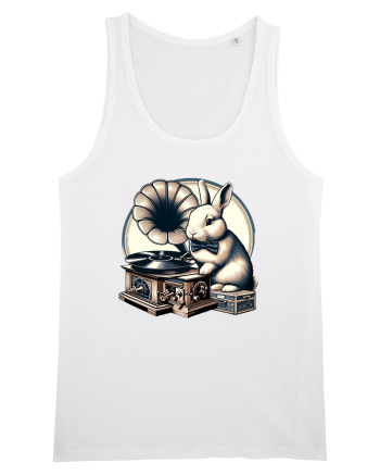 Vintage Easter Rabbit White
