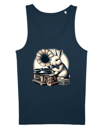 Vintage Easter Rabbit Navy