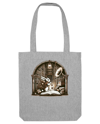 Vintage Steampunk Easter Rabbit Heather Grey