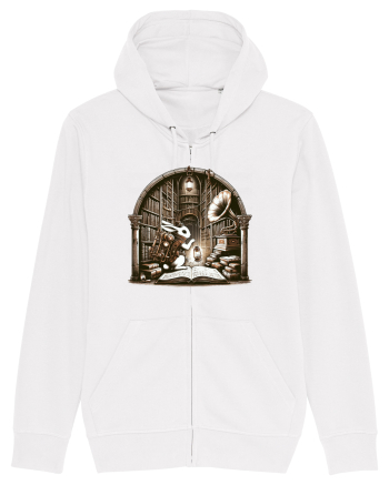 Vintage Steampunk Easter Rabbit White