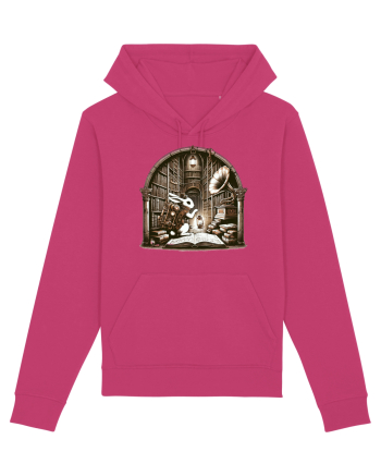 Vintage Steampunk Easter Rabbit Raspberry