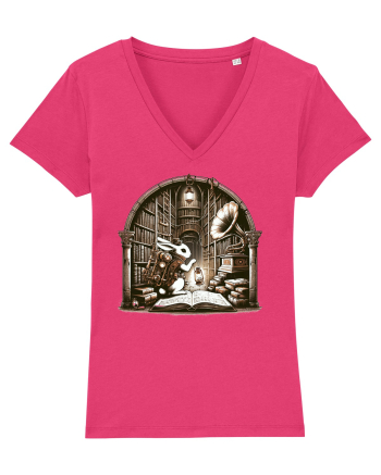 Vintage Steampunk Easter Rabbit Raspberry
