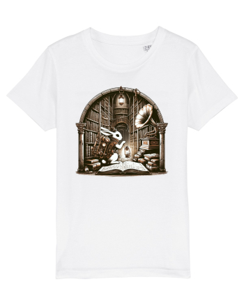 Vintage Steampunk Easter Rabbit White