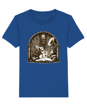 Vintage Steampunk Easter Rabbit Majorelle Blue