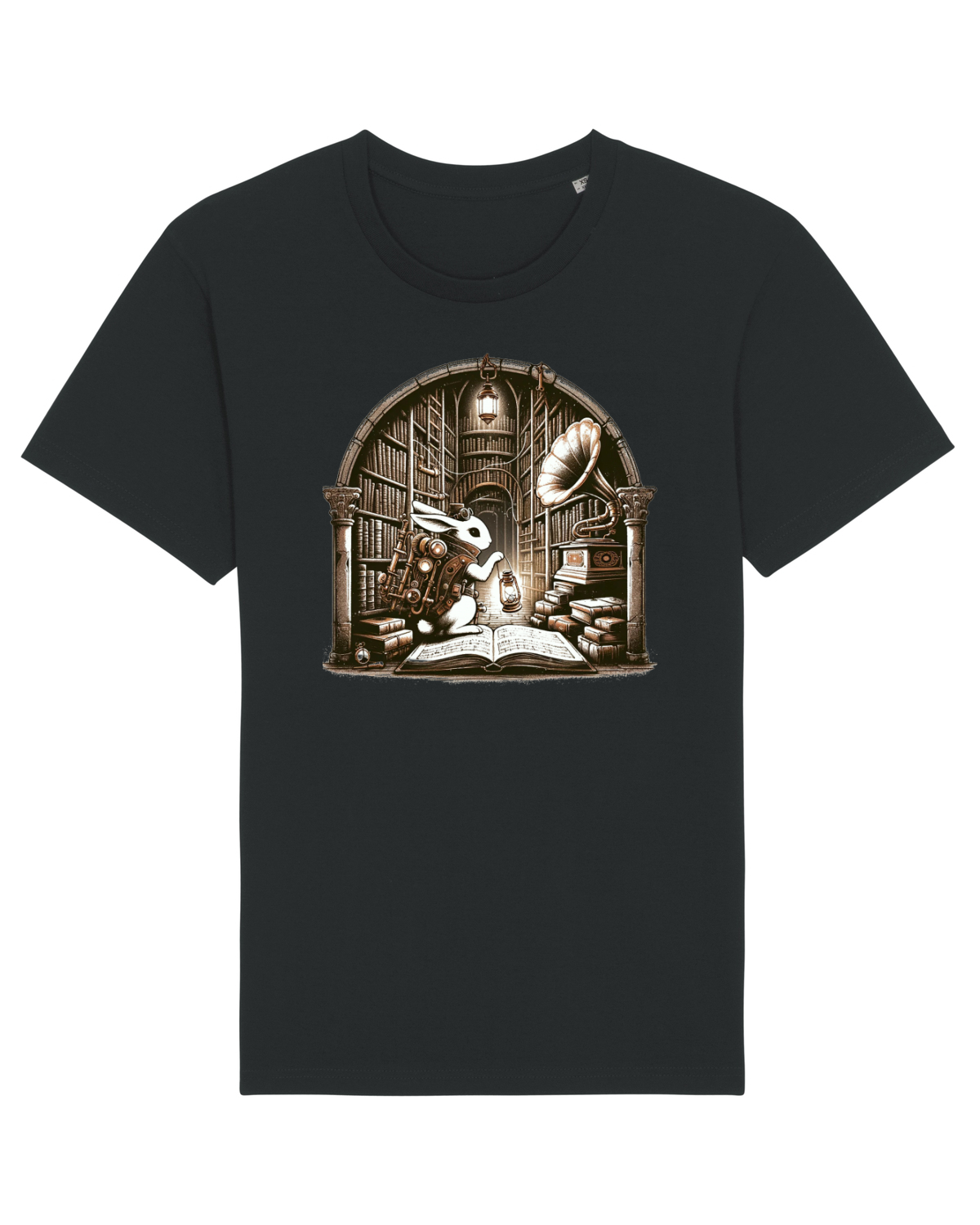 Tricou mânecă scurtă Unisex Rocker Black