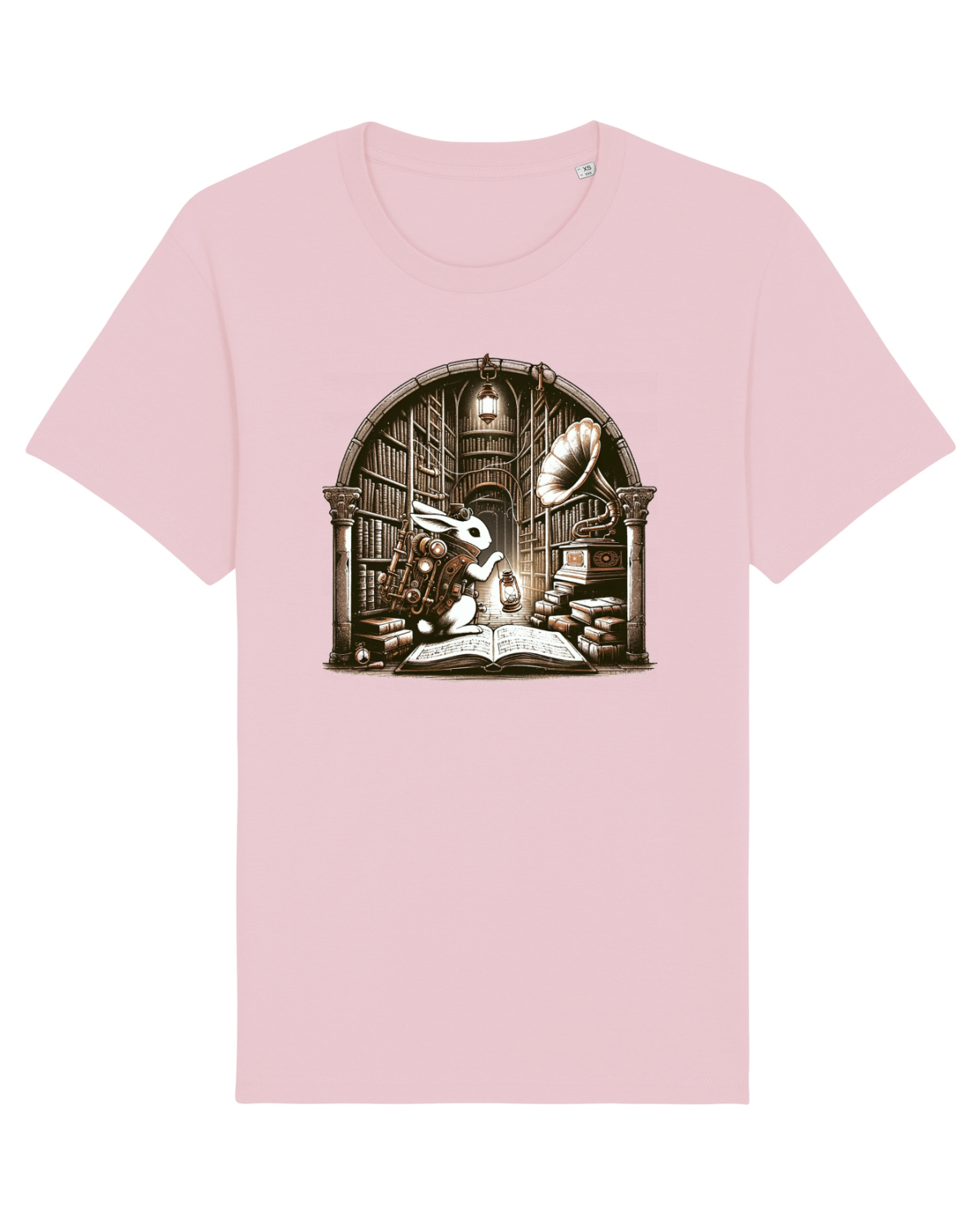 Tricou mânecă scurtă Unisex Rocker Cotton Pink