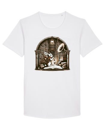 Vintage Steampunk Easter Rabbit White