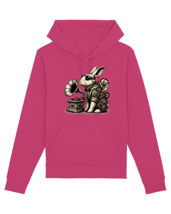 Vintage Steampunk Easter Rabbit Raspberry