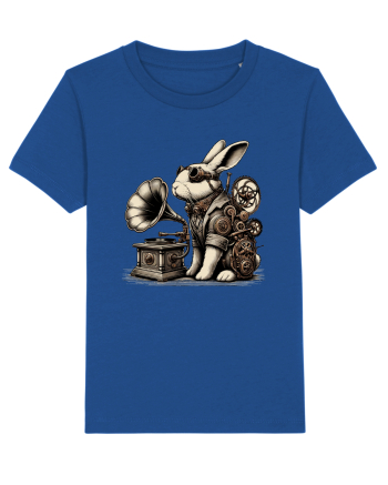 Vintage Steampunk Easter Rabbit Majorelle Blue