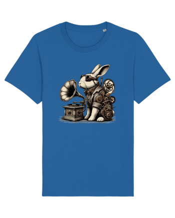 Vintage Steampunk Easter Rabbit Royal Blue